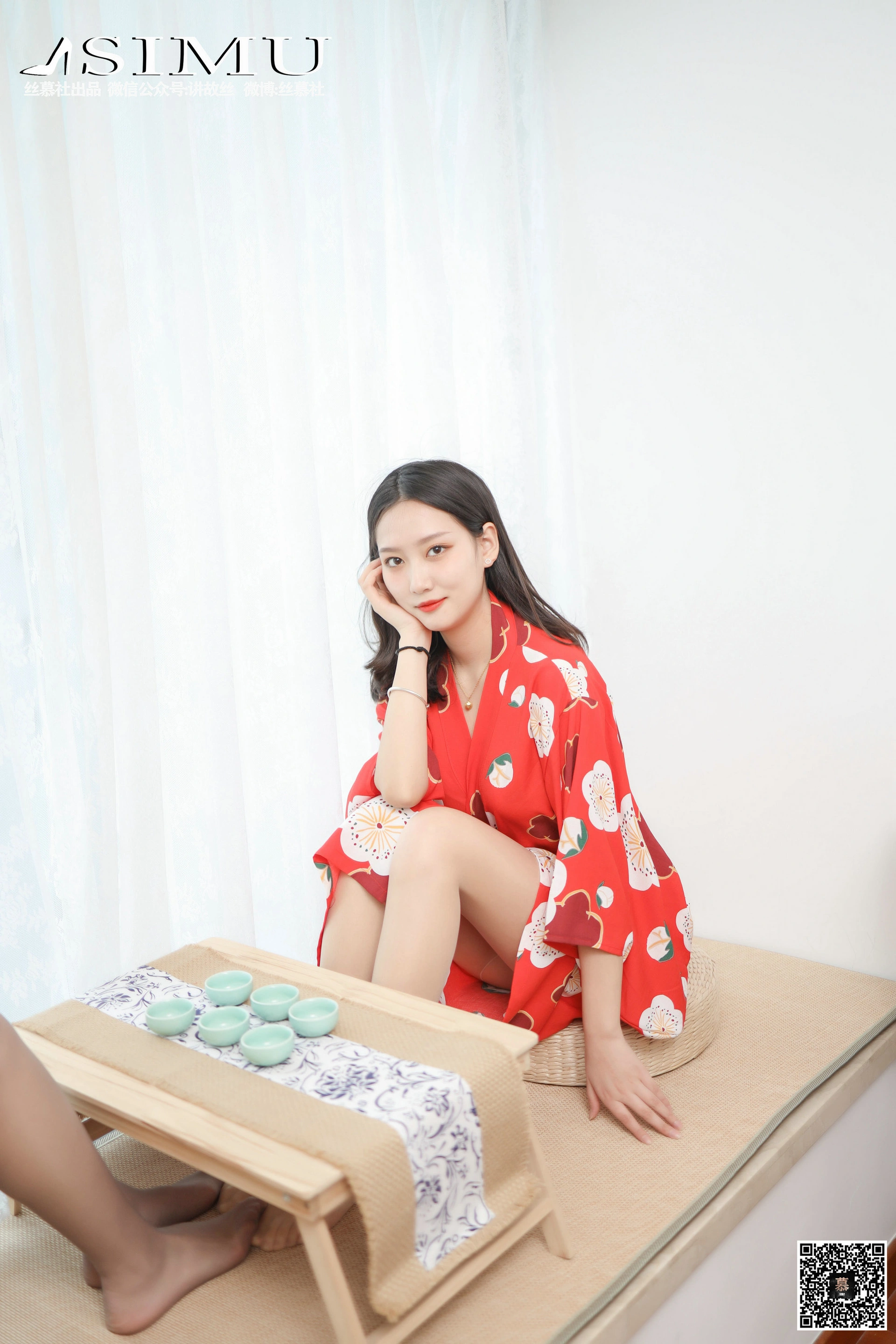 丝慕写真 - SM232 天天一元 新模 - 和服姐妹花 1